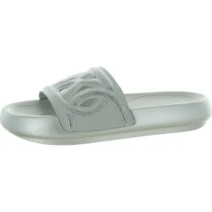Splash Womens Rhinestone Logo Pool Slides