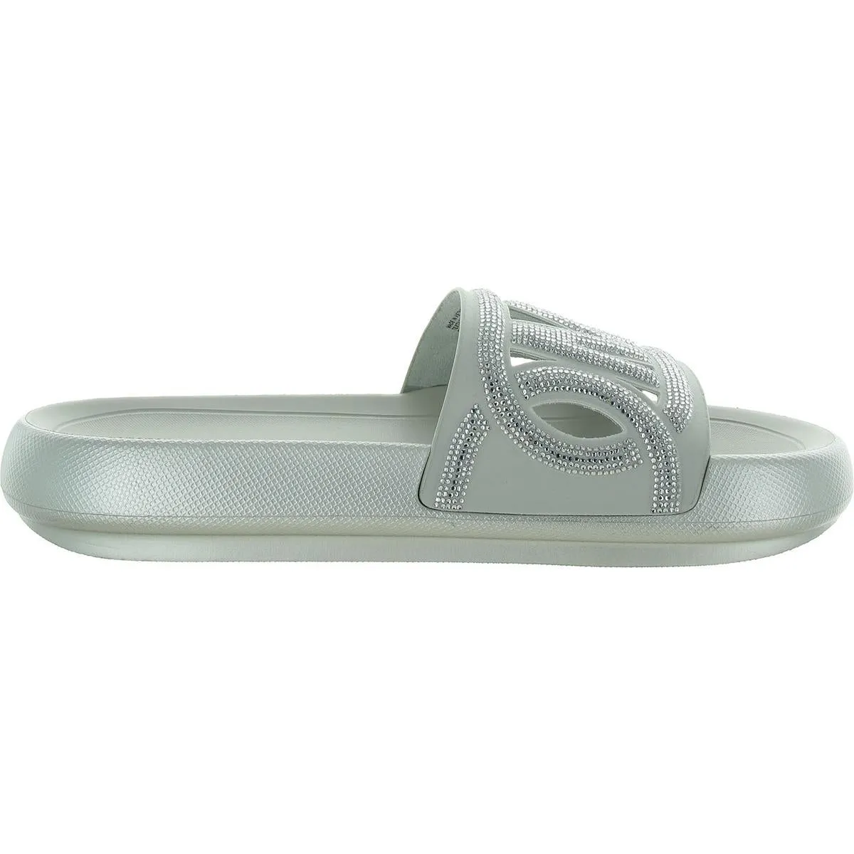 Splash Womens Rhinestone Logo Pool Slides