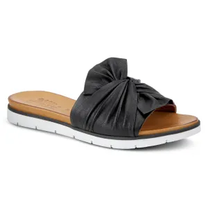 Spring Step Lavona Black Slide Sandal (Women's)