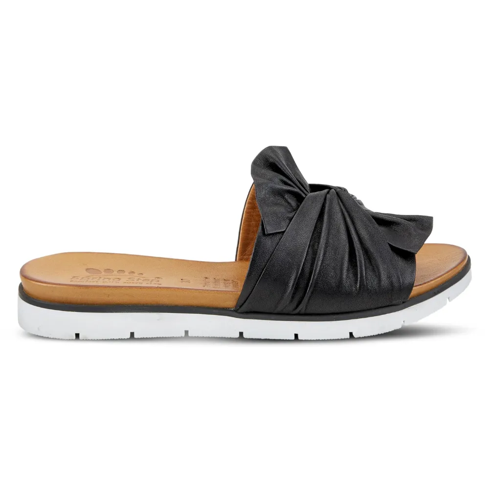 Spring Step Lavona Black Slide Sandal (Women's)