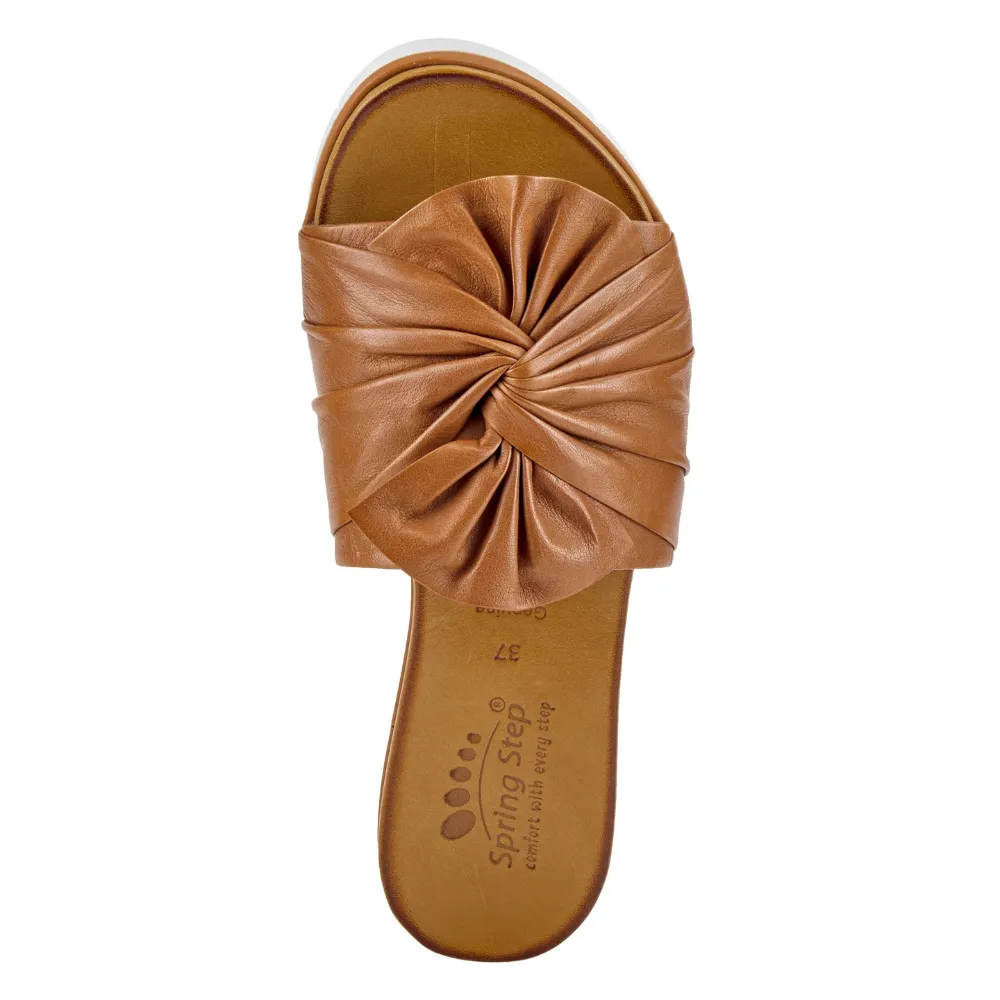 Spring Step Lavona Camel Slide Sandal (Women's)