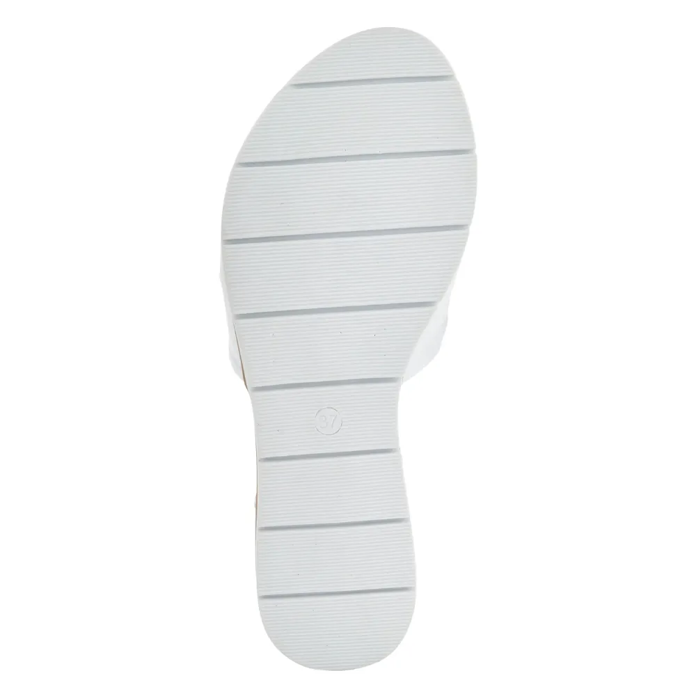 Spring Step Lavona White Slide Sandal (Women's)