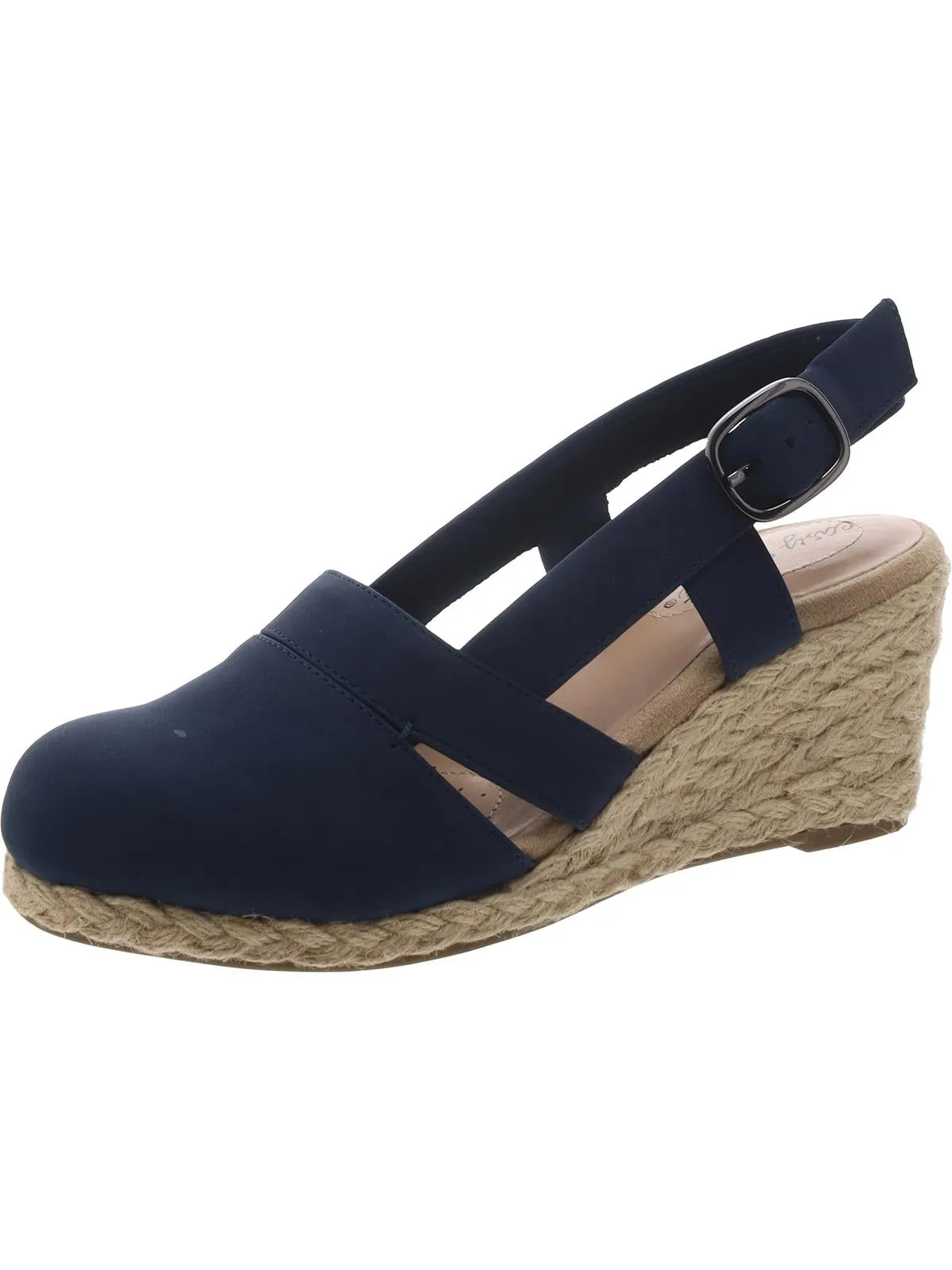 Stargaze Womens Ankle Strap Closed Toe Espadrilles