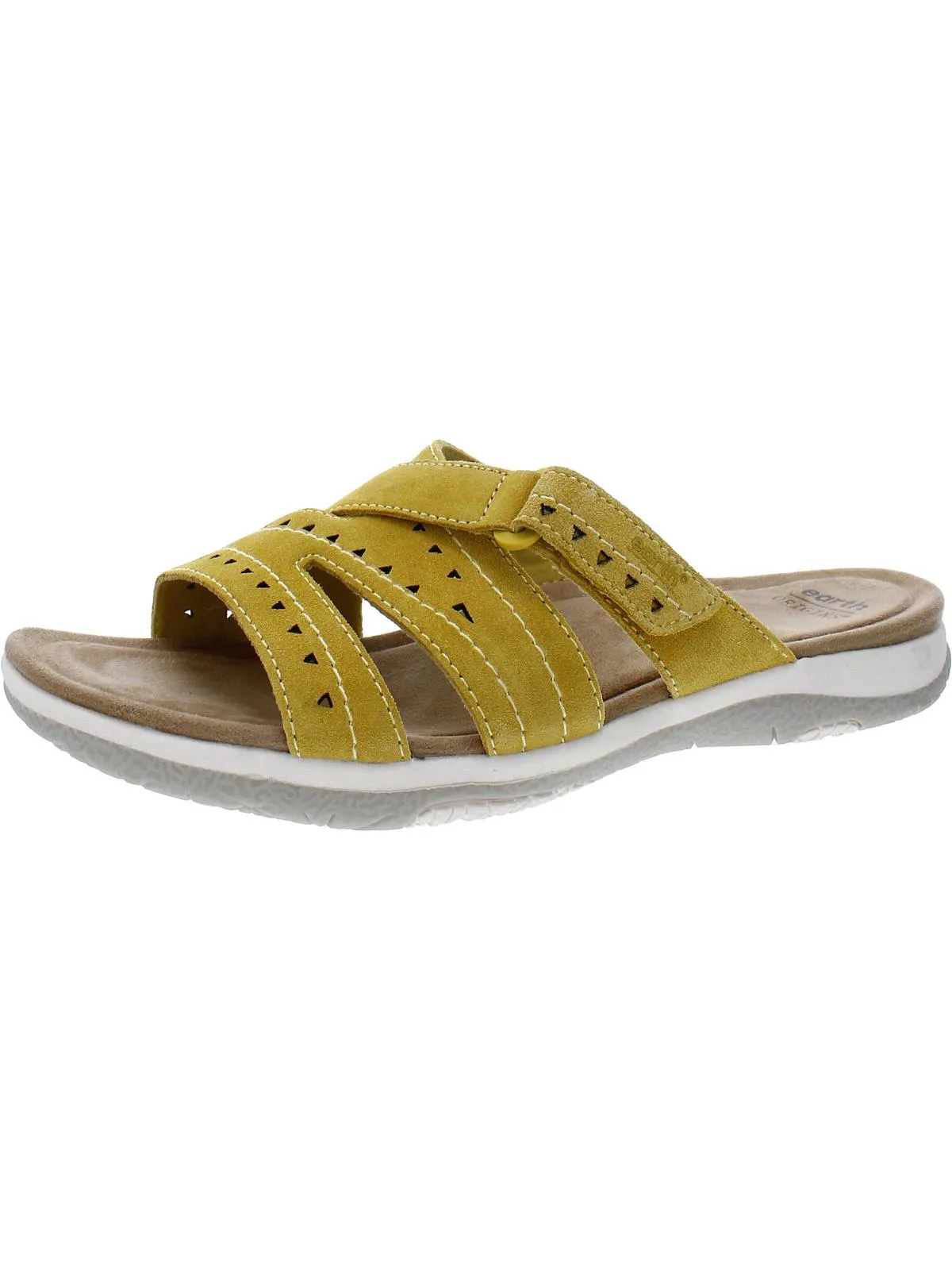 Suella Womens Slip On Padded Insole Slide Sandals