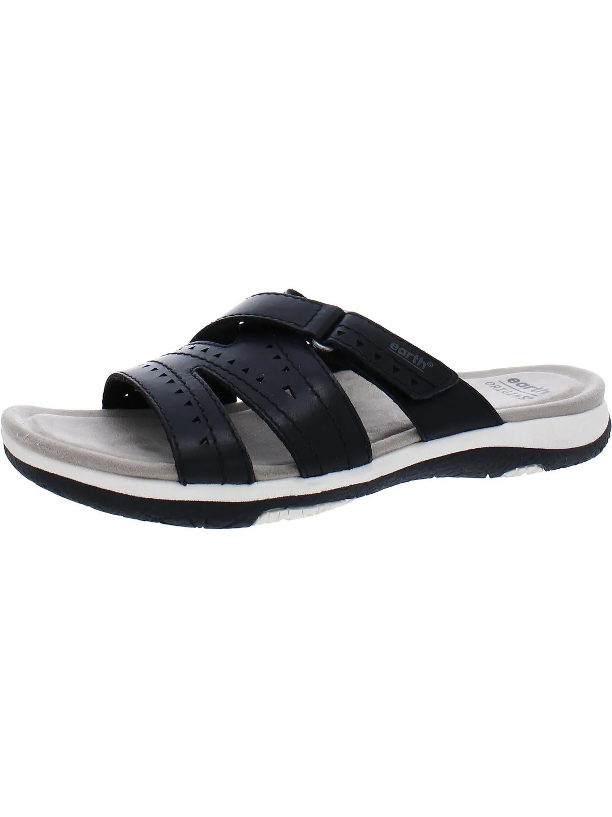 Suella Womens Slip On Padded Insole Slide Sandals