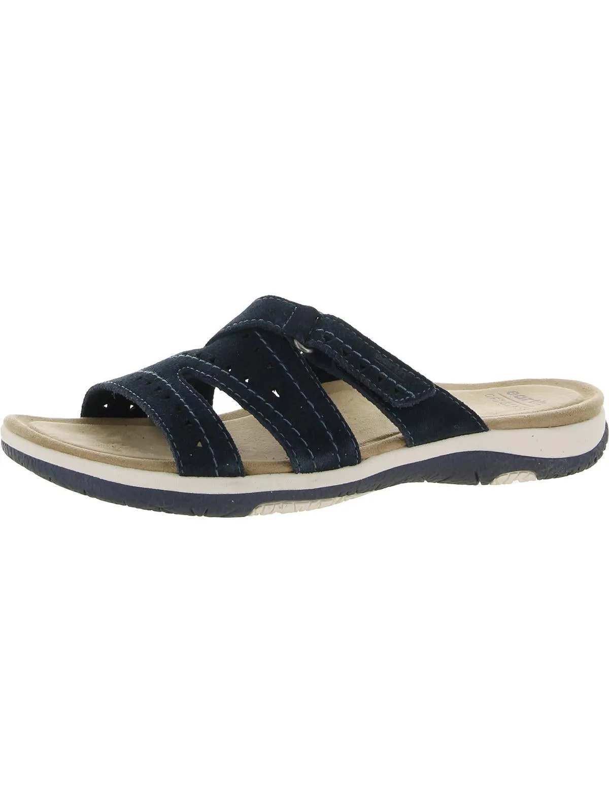Suella Womens Slip On Padded Insole Slide Sandals