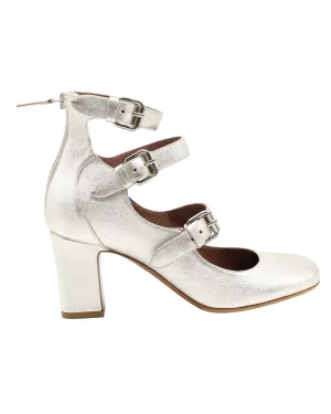 Tabitha Simmons Ginger Metallic Pumps in Gold Leather