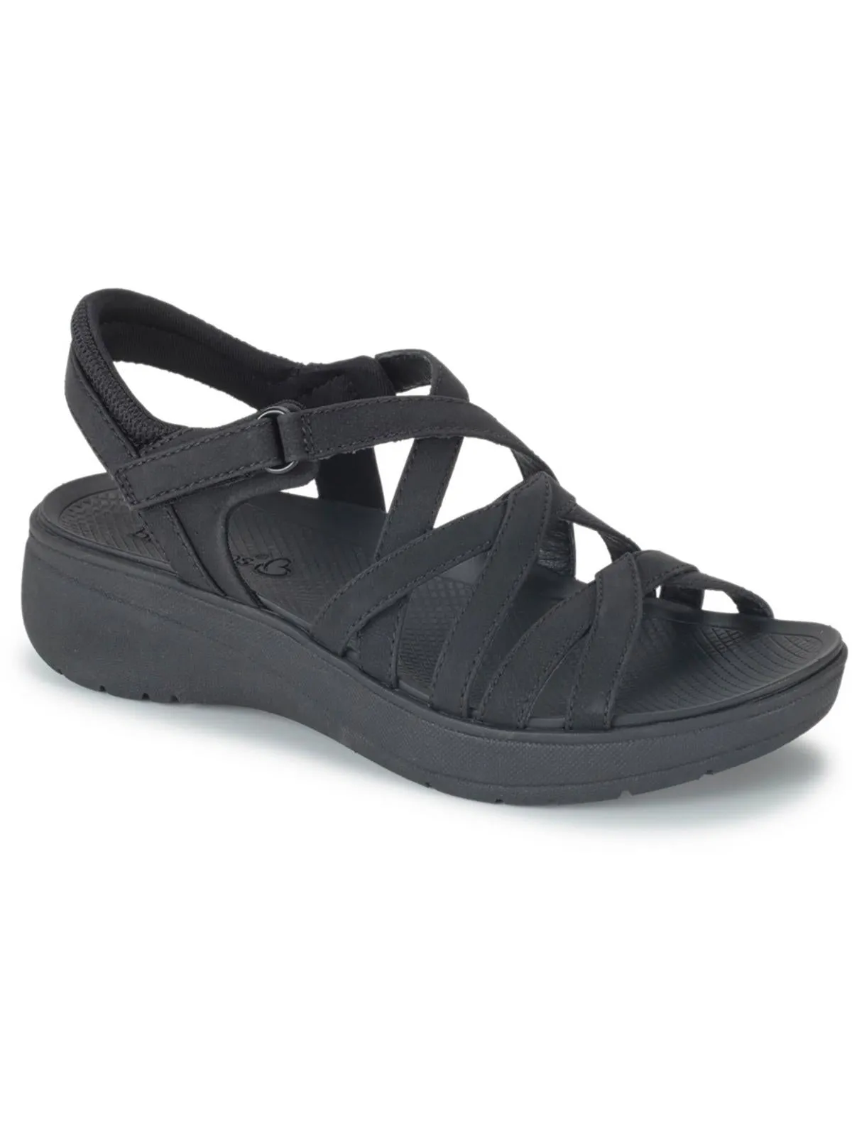 Taci Womens Faux Leather Warm Strappy Sandals
