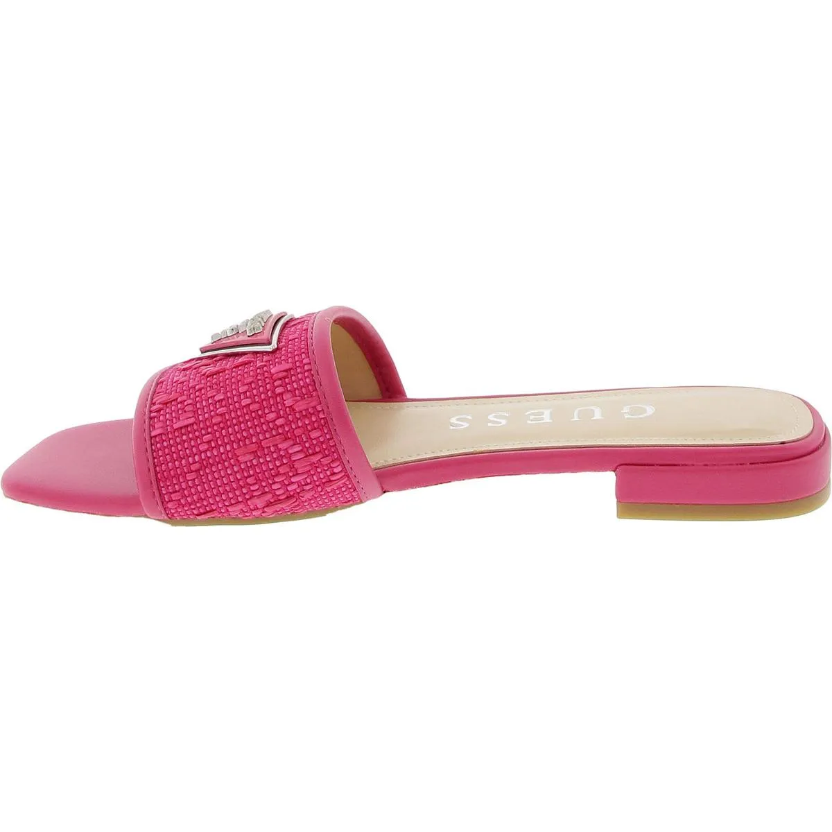 Tamsey Womens Woven Manmade Slide Sandals