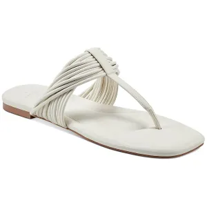Tanya Womens Faux Leather Strappy Thong Sandals