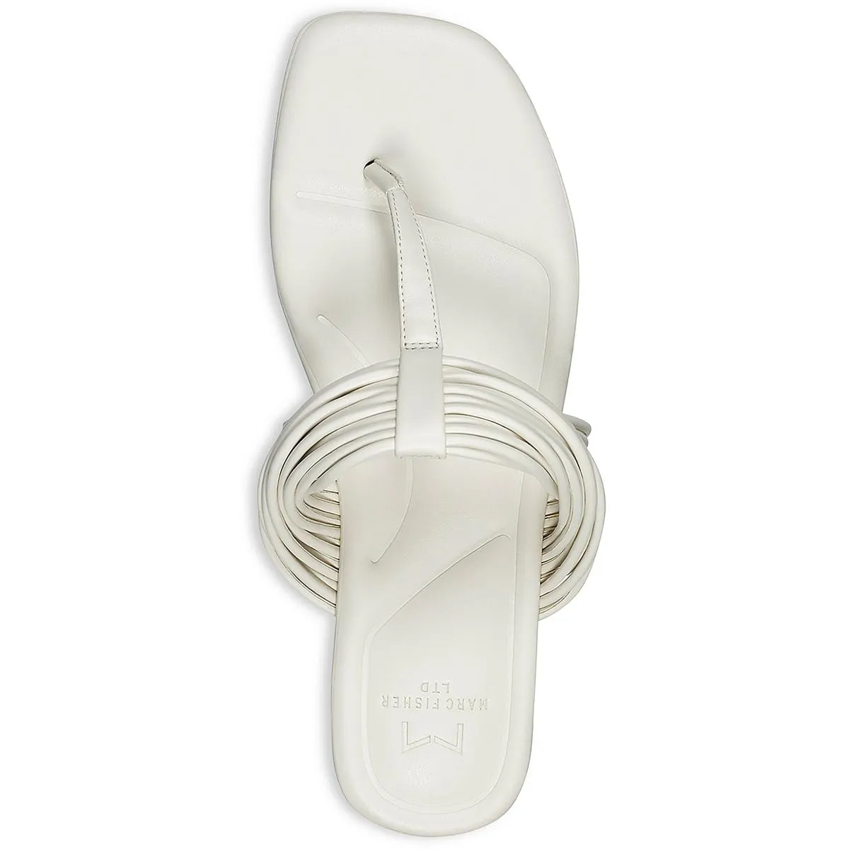 Tanya Womens Faux Leather Strappy Thong Sandals