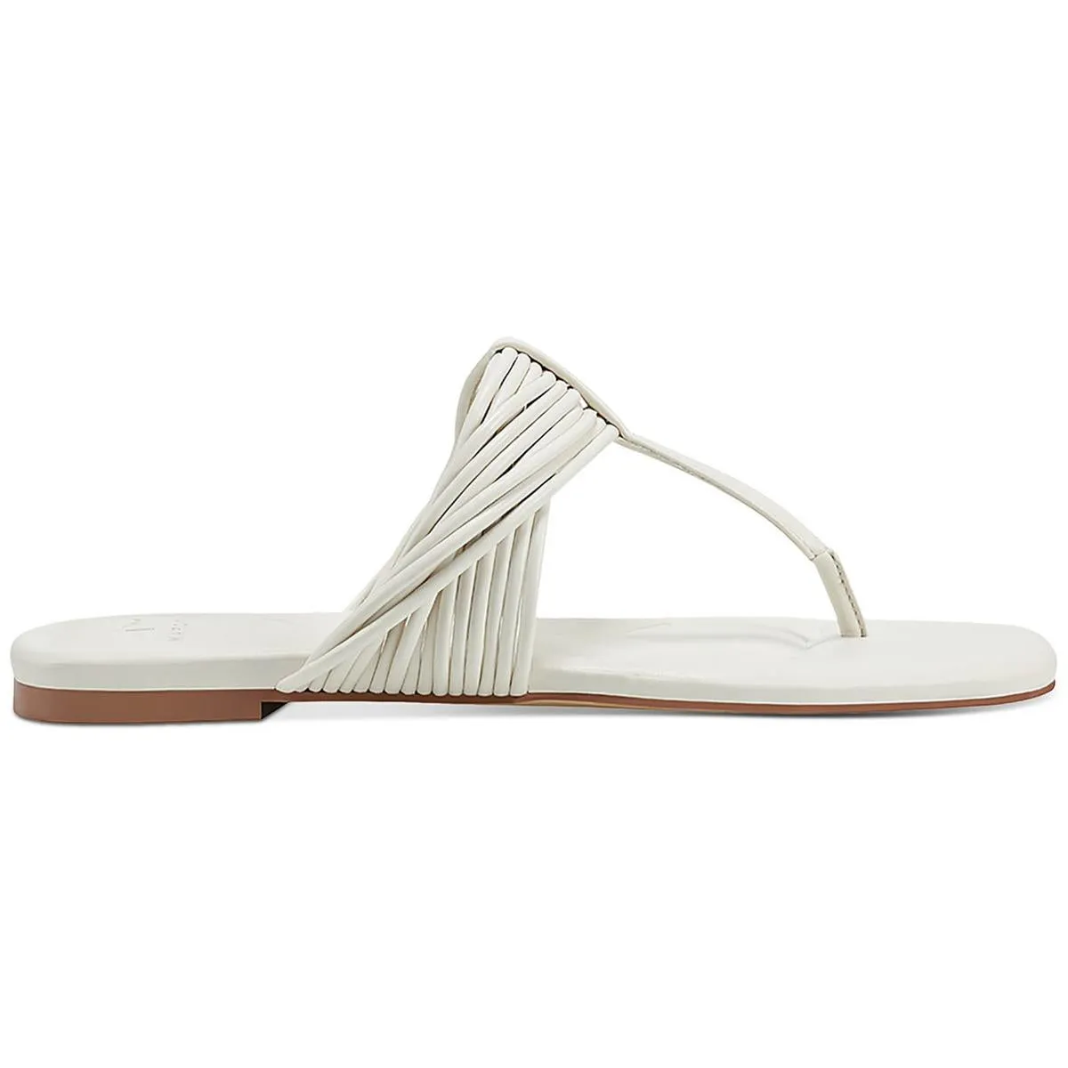 Tanya Womens Faux Leather Strappy Thong Sandals