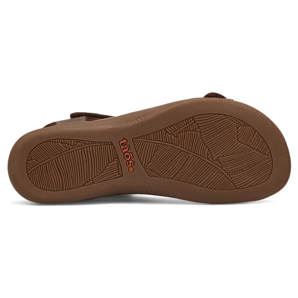 Taos The Show Mocha Leather Sandal (Women's)