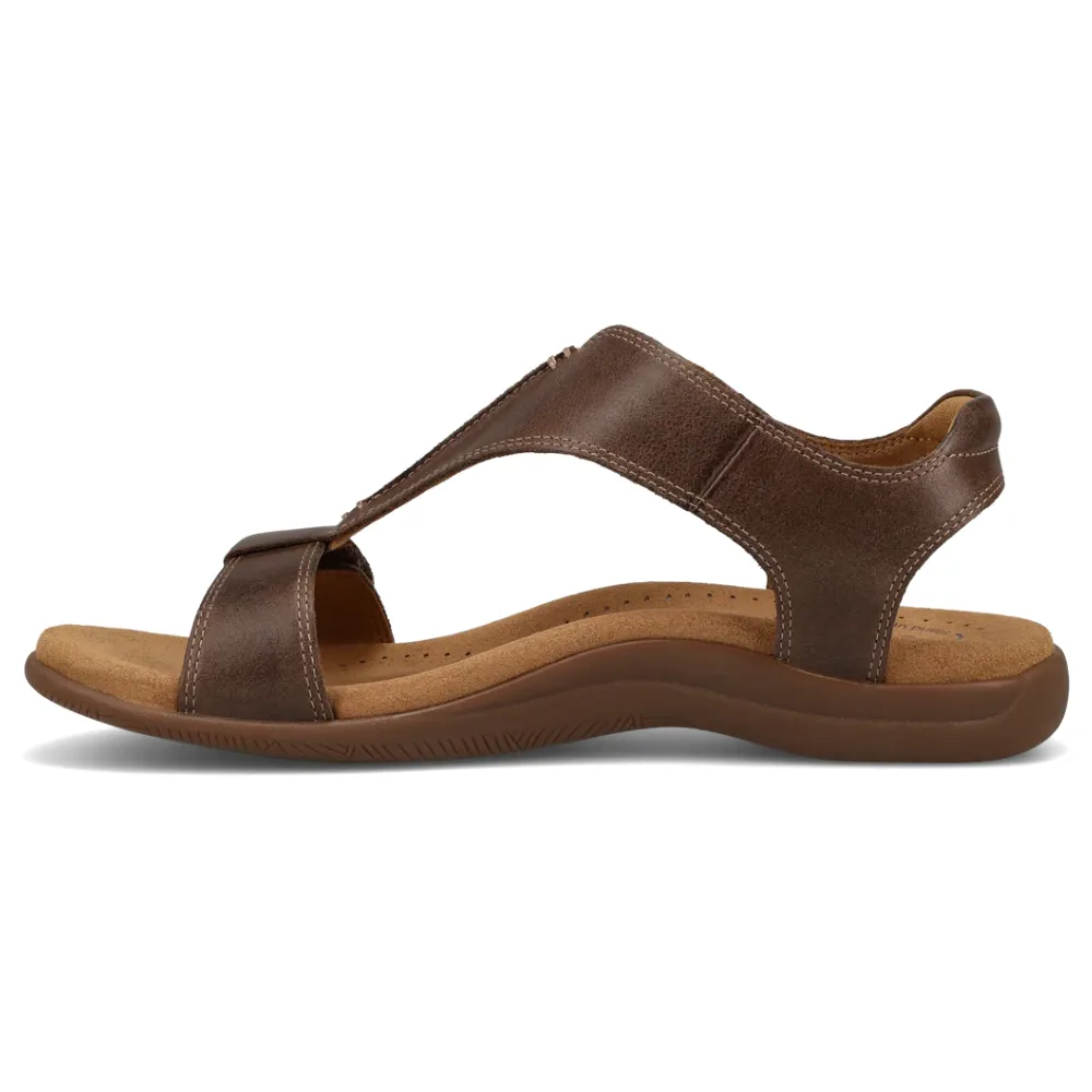 Taos The Show Mocha Leather Sandal (Women's)