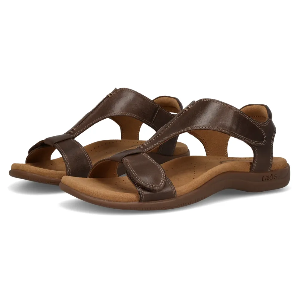 Taos The Show Mocha Leather Sandal (Women's)
