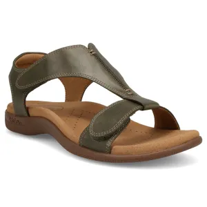 Taos The Show Olive Leather Sandal (Women's)