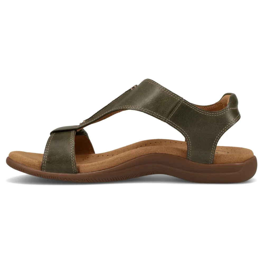 Taos The Show Olive Leather Sandal (Women's)