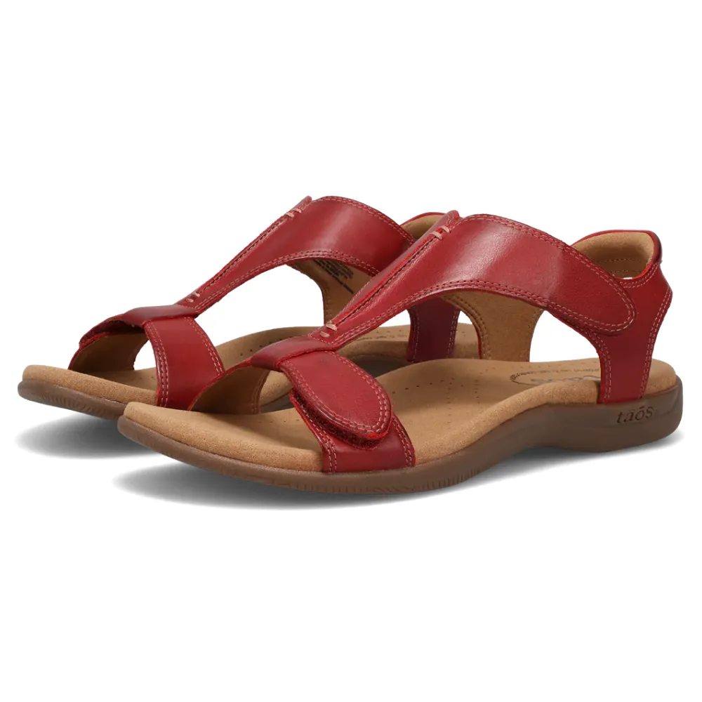 Taos The Show Red Leather Sandal (Women's)