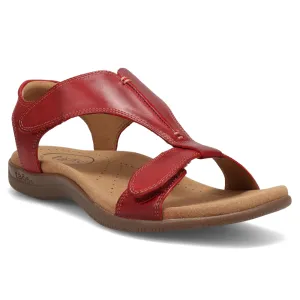 Taos The Show Red Leather Sandal (Women's)