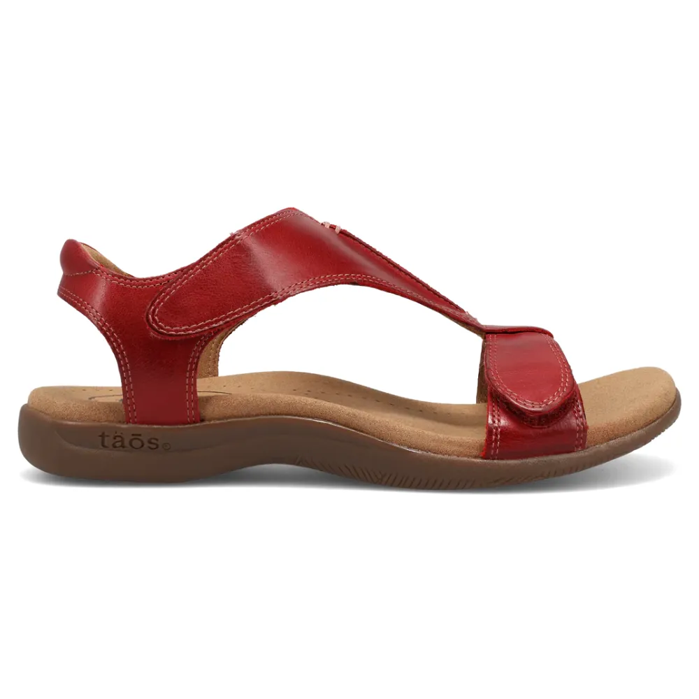 Taos The Show Red Leather Sandal (Women's)
