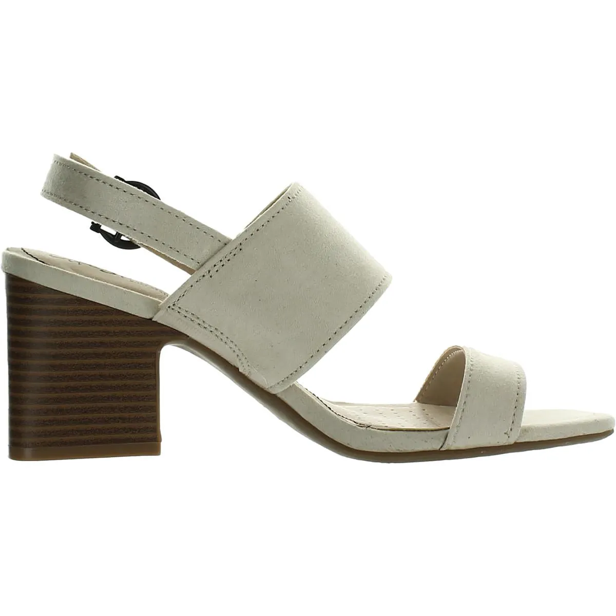 Teddi Womens Dressy Buckle Slingback Heels