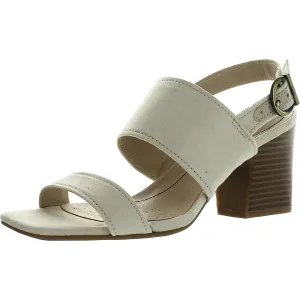 Teddi Womens Dressy Buckle Slingback Heels
