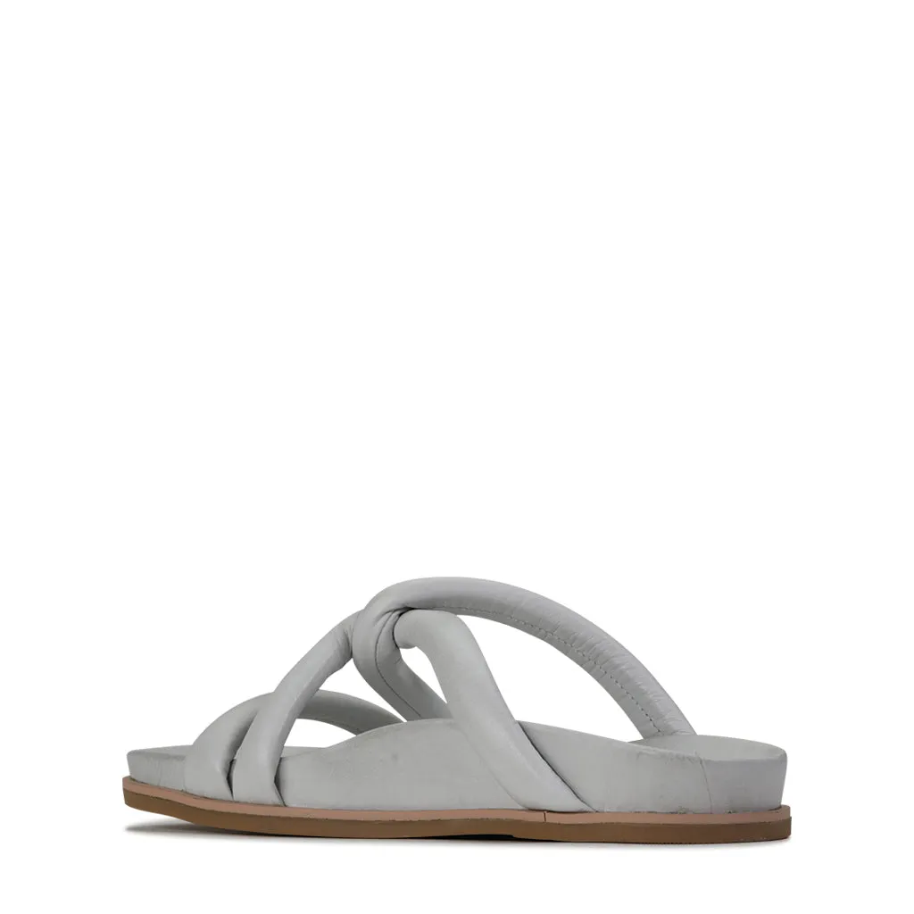 TIES LEATHER SANDALS
