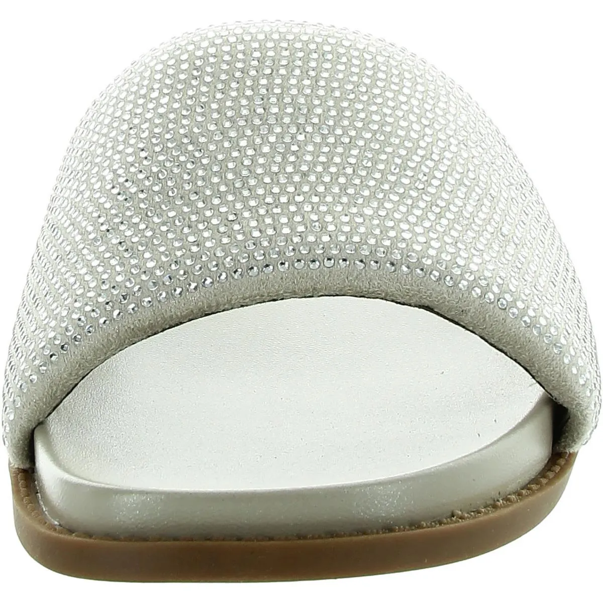 Torin 2 Womens Rhinestone Slip On Slide Sandals