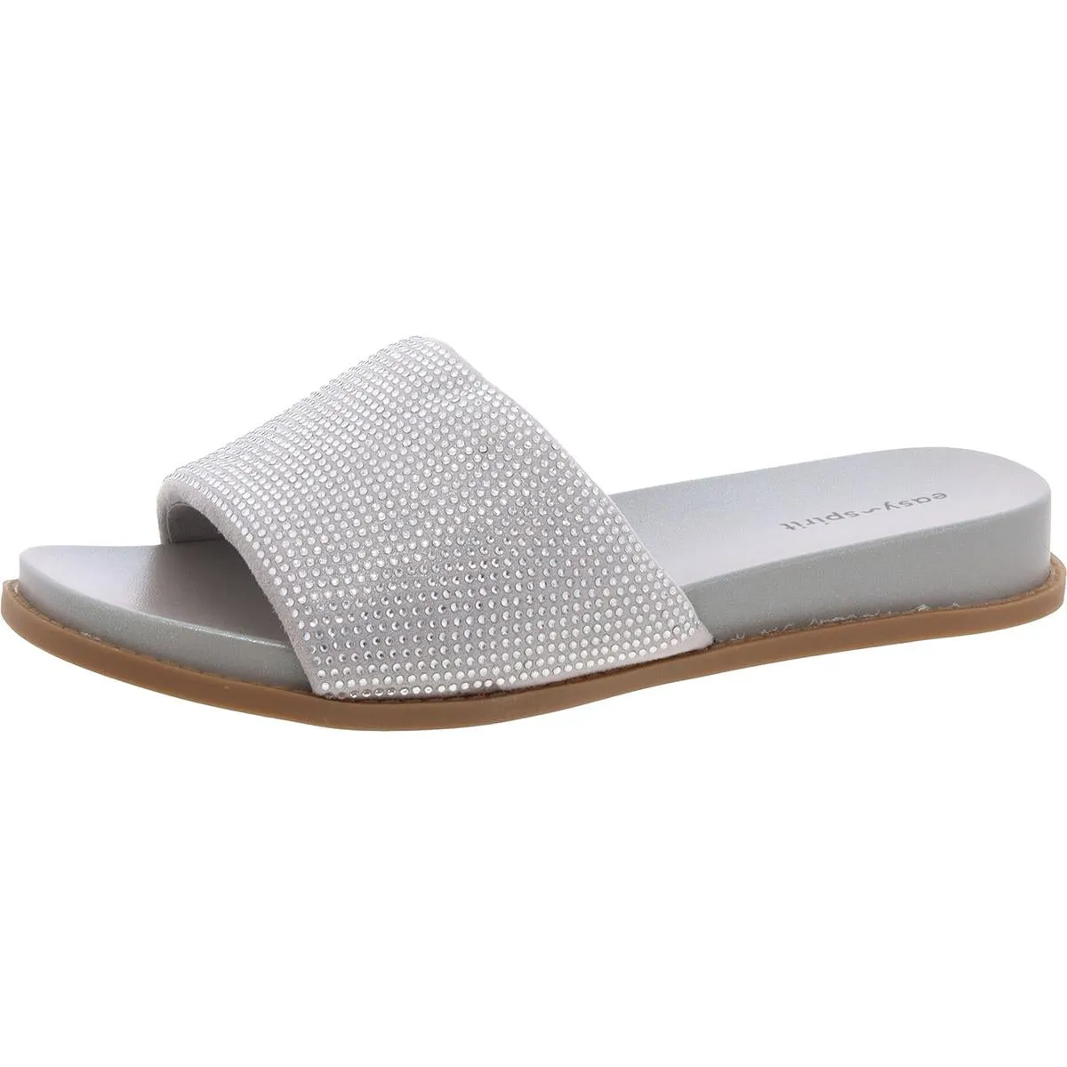Torin 2 Womens Rhinestone Slip On Slide Sandals