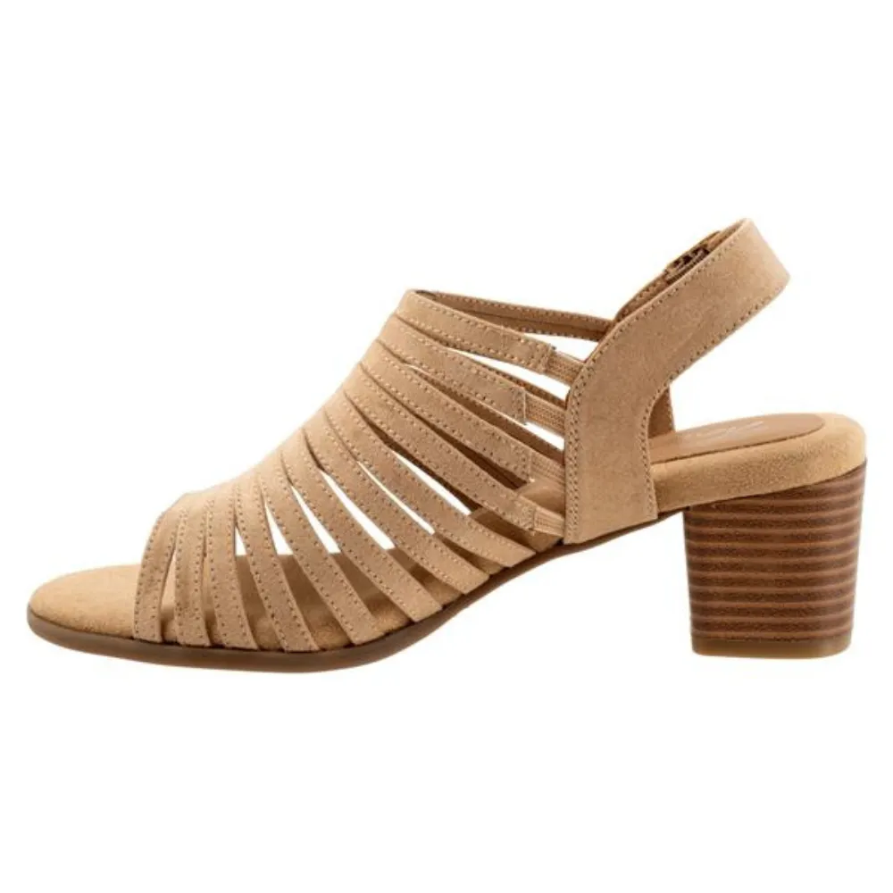 Trotters Midge Beige Suede Sandal (Women's)