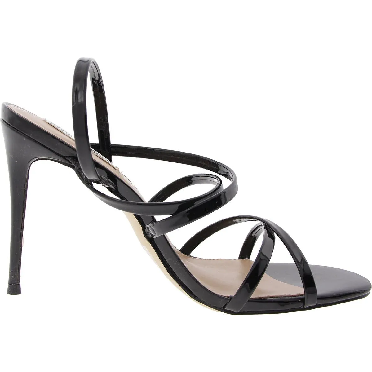 Tylah Womens Strappy Patent Heels