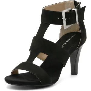 Varsity Womens Nubuck T-Strap Heels