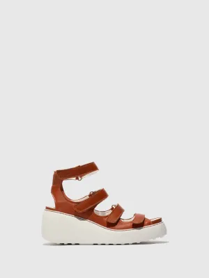 Velcro Sandals DROP521FLY BRICK