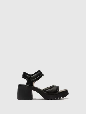 Velcro Sandals MANK433FLY BLACK