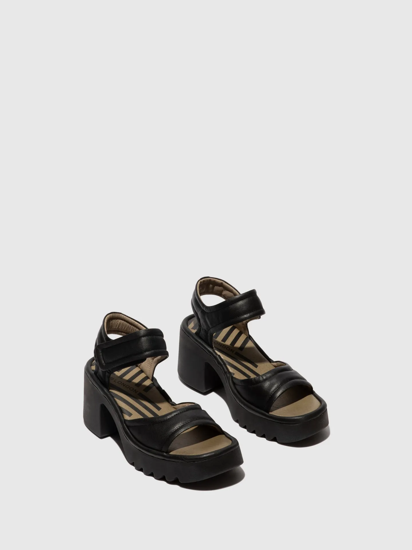 Velcro Sandals MANK433FLY BLACK