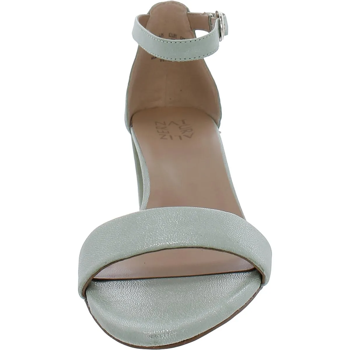 Vera Womens Buckle Ankle Strap Heel Sandals