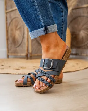 Very G Nora 3 Criss Cross Sandals - Black