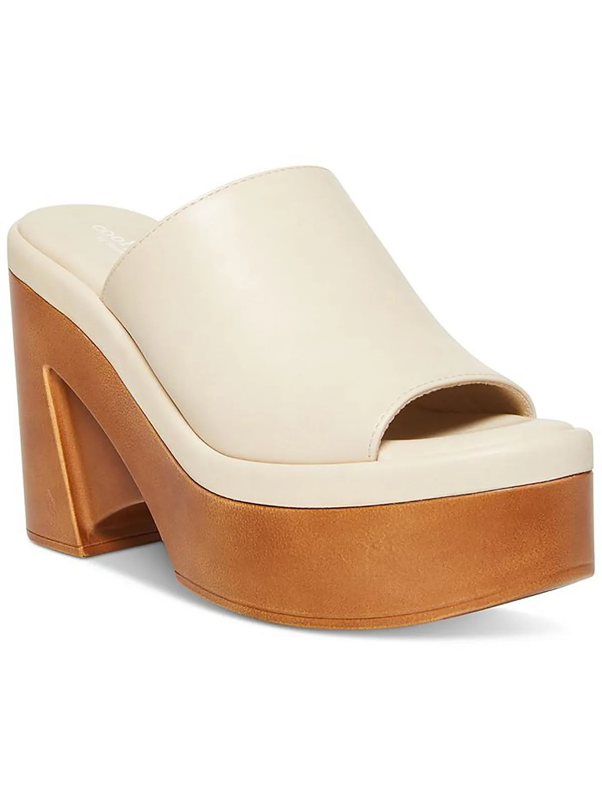 Walnut Womens Slip On Heels Platform Sandals