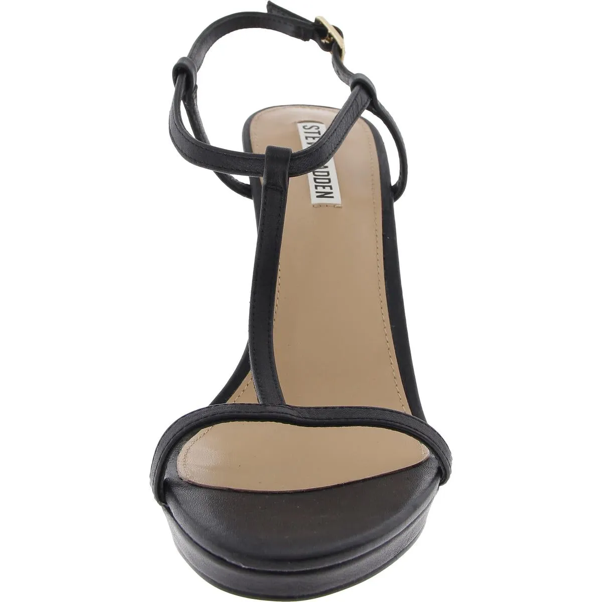 WILMA Womens Buckle Leather Ankle Strap