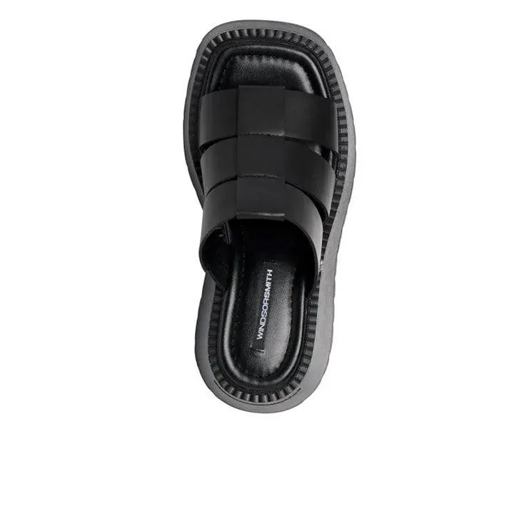 WINDSOR SMITH CAPRICORN BLACK SANDAL