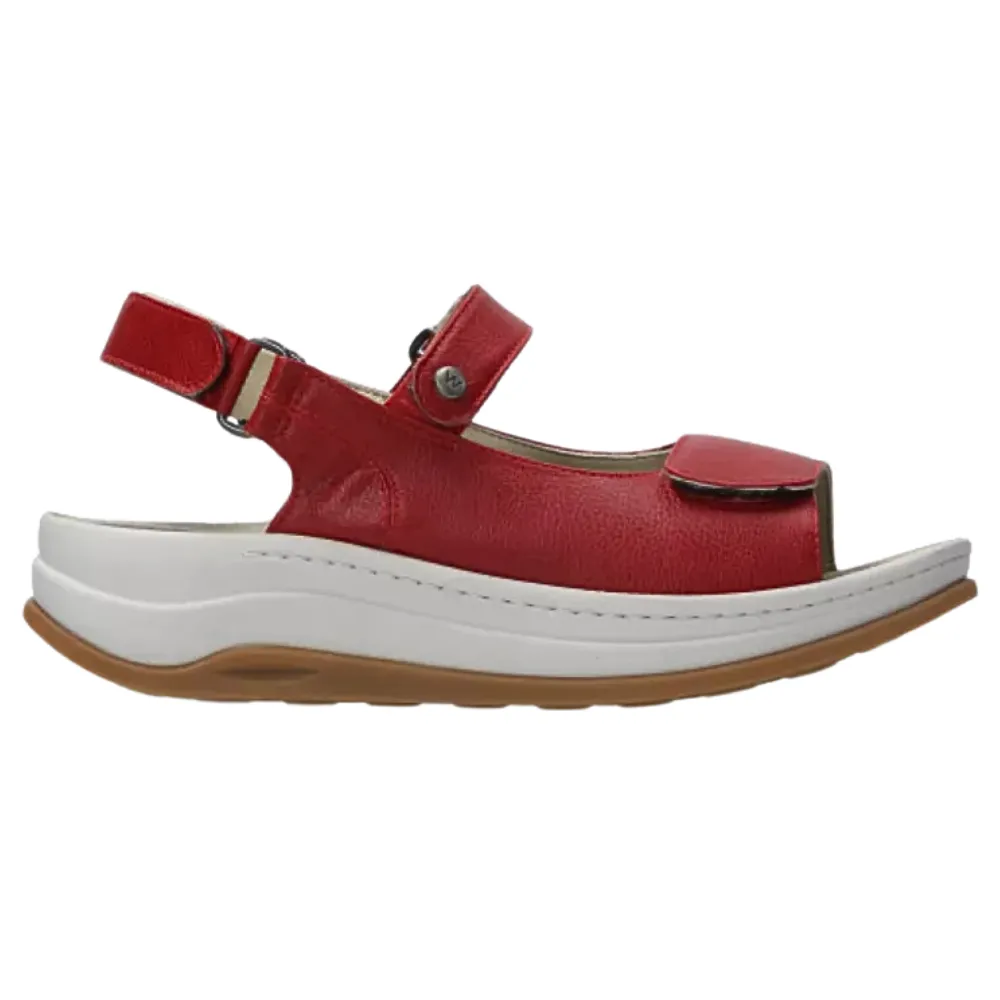 Wolky Adura Red Biocare Leather Sandal (Women's)