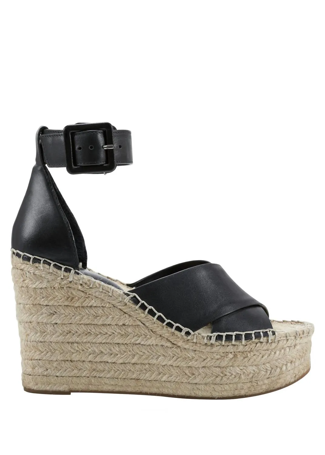 Women's Able Espadrille Wedge Sandals In Black