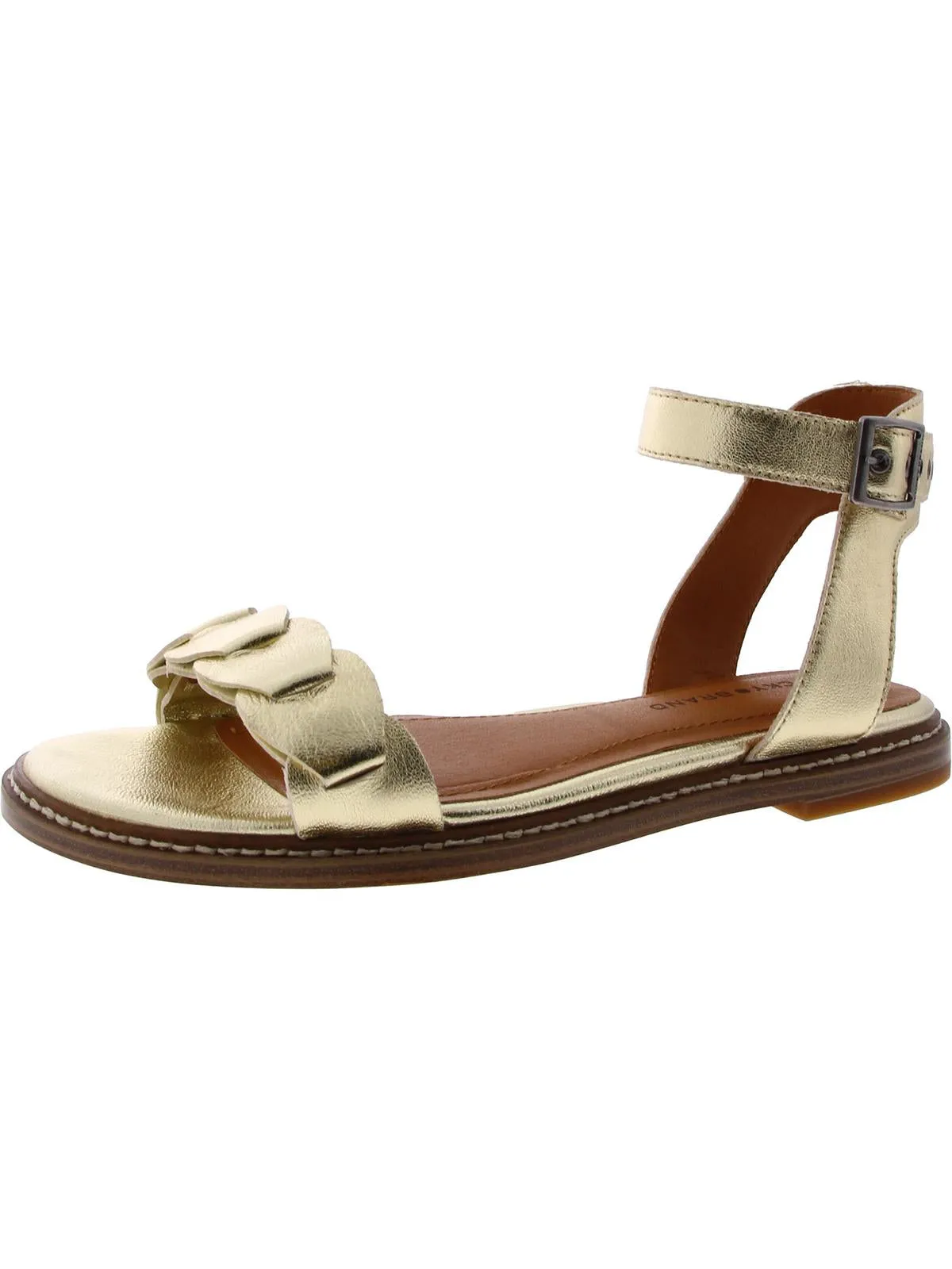 Womens Adjustable Open Toe Ankle Strap