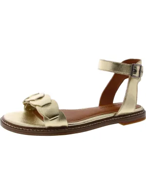 Womens Adjustable Open Toe Ankle Strap