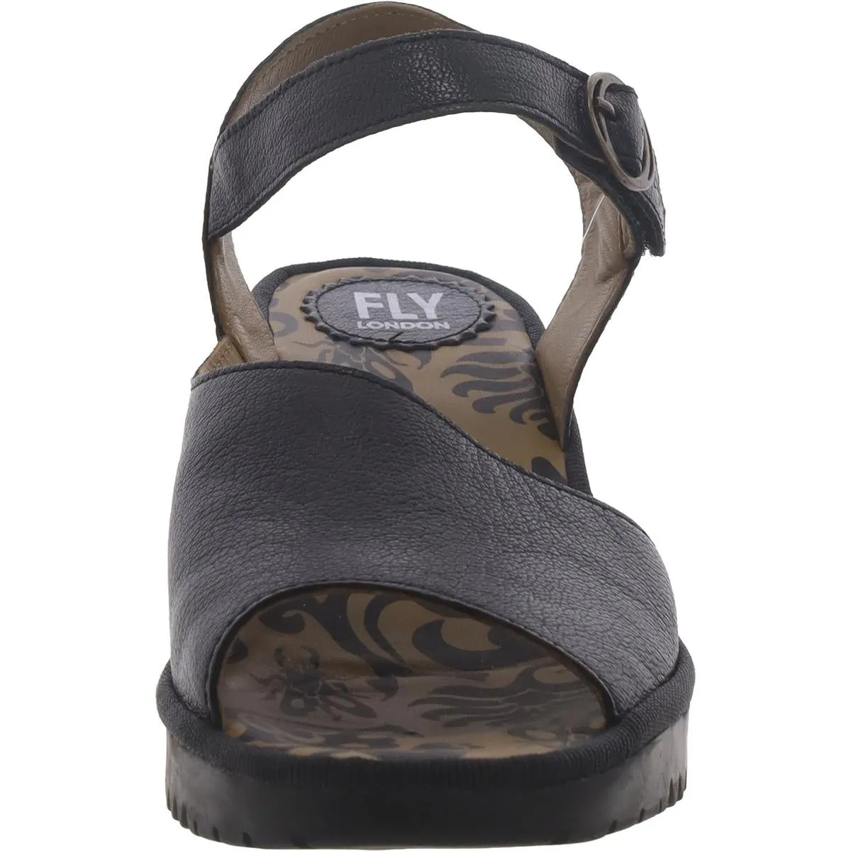 Womens Adjustable Open Toe Block Heel
