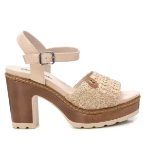 Women's Ankle Strap Heeled Sandals Refresh By Xti