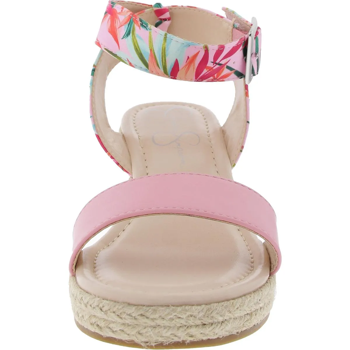 Womens Ankle Strap Wedge Heel Espadrilles