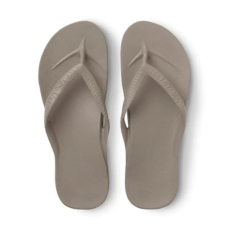 Women's Arch Support Flip Flop Taupe