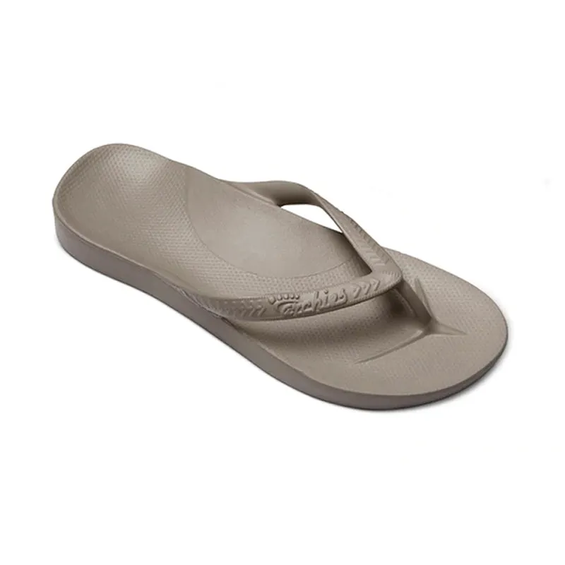 Women's Arch Support Flip Flop Taupe