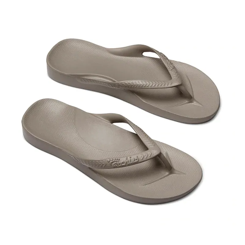 Women's Arch Support Flip Flop Taupe